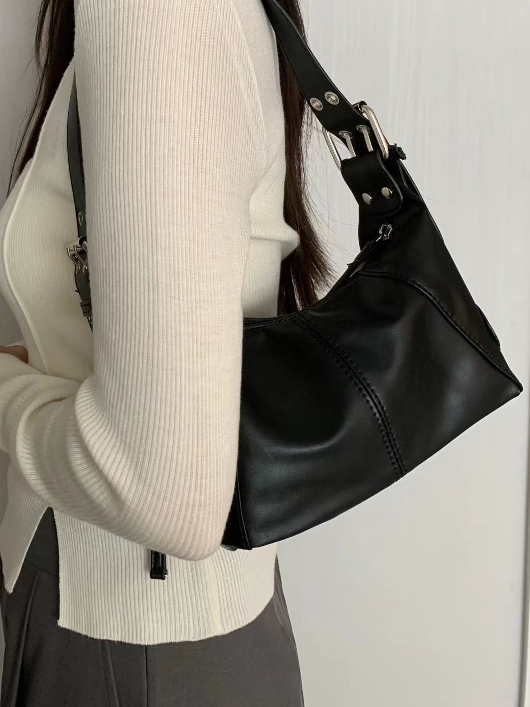 belt shoulder bag-2col