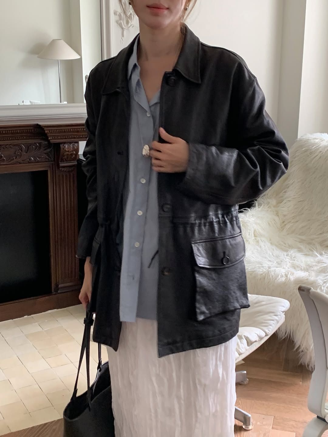 Rove lambskin leather jacket