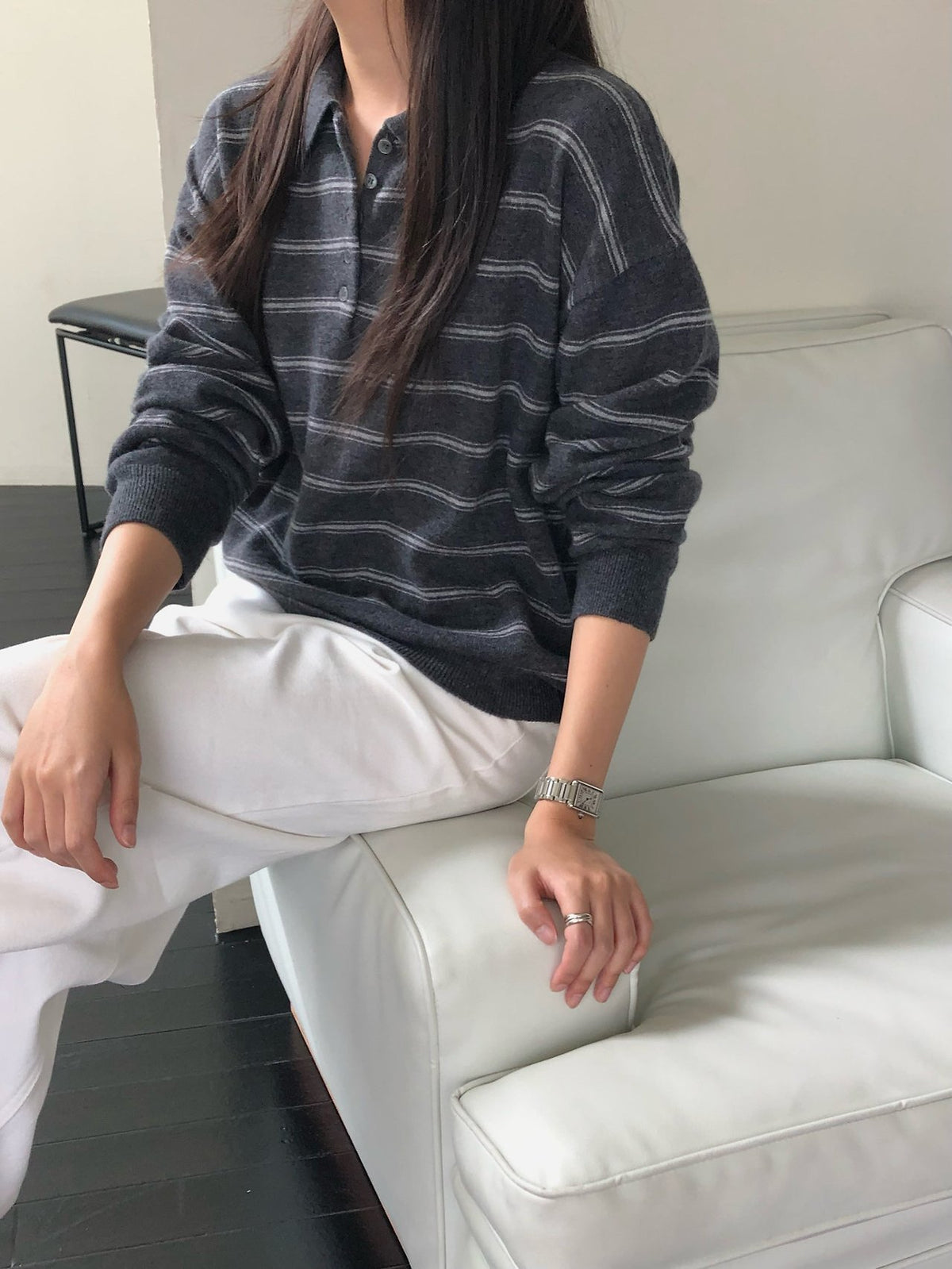 urban stripe knit-3col
