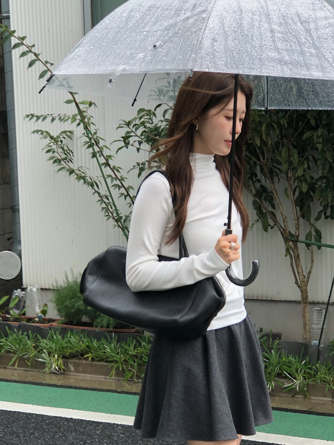 nicole soft turtleneck t-shirt-4col