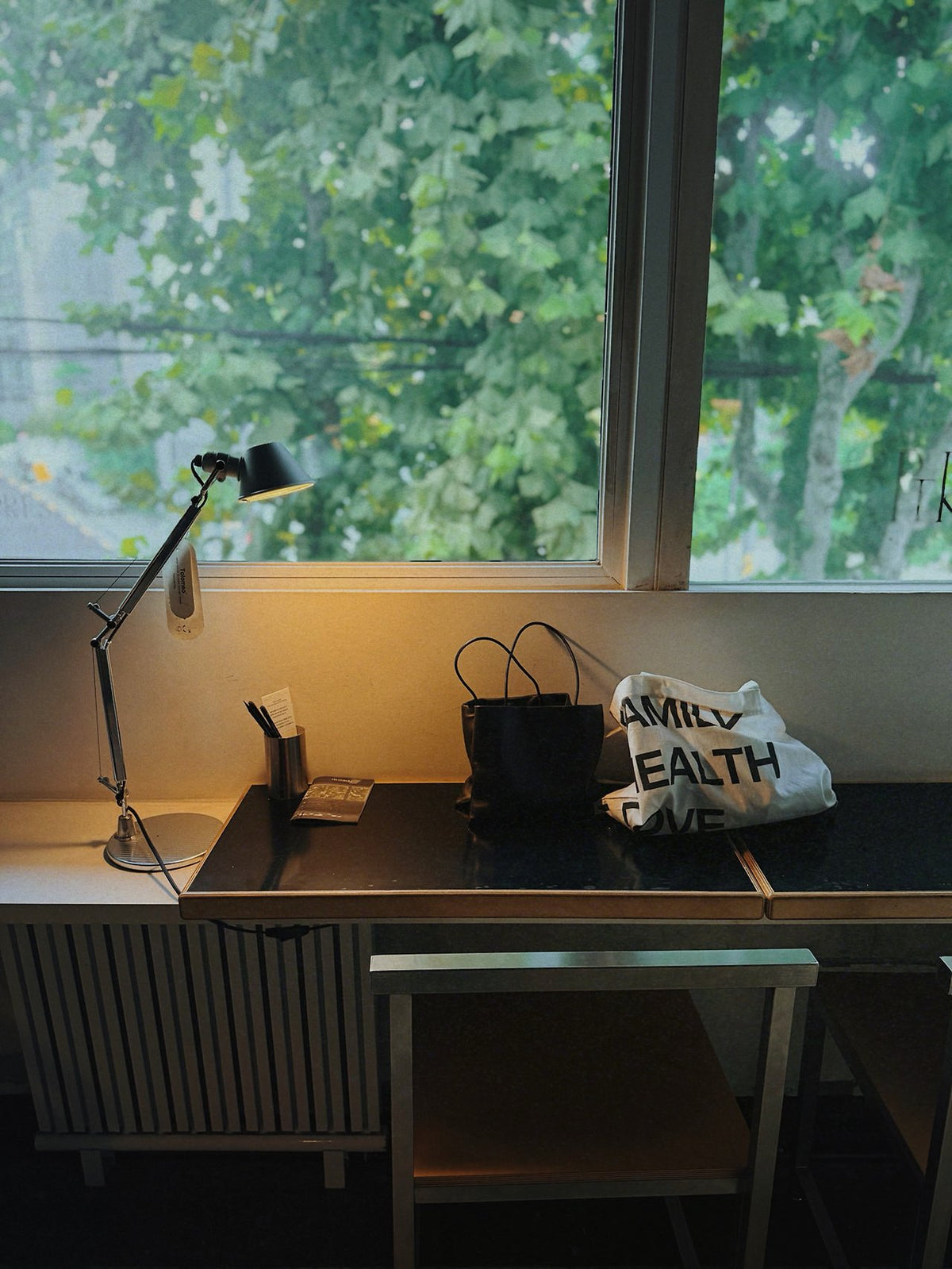 Lamb leather laptop bag