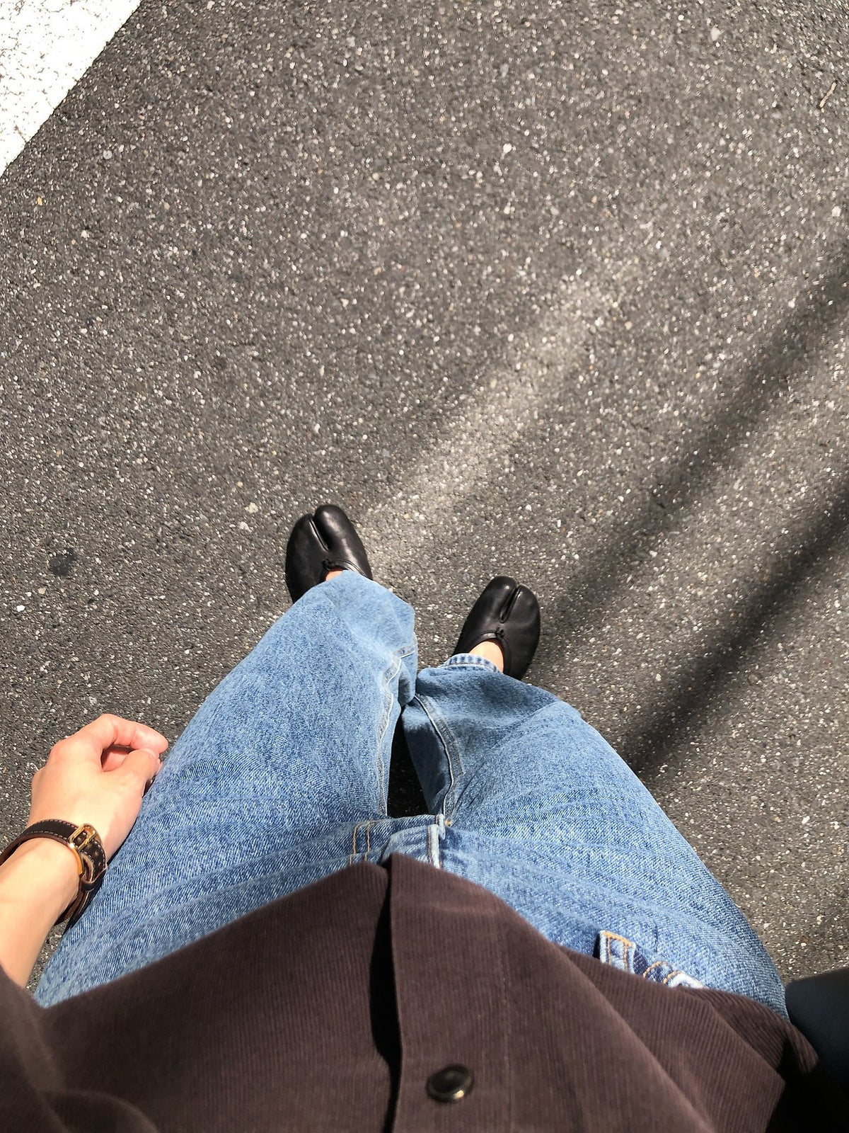 lien straight-fit denim