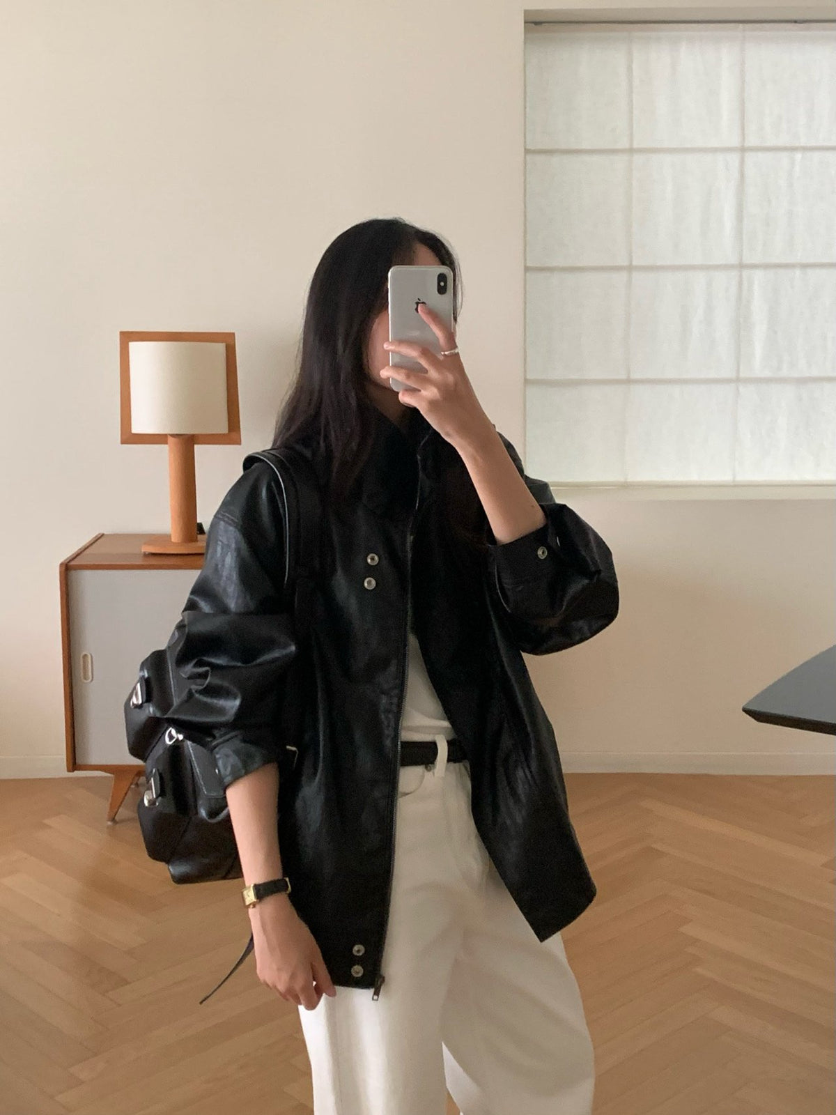 autumn leather jacket