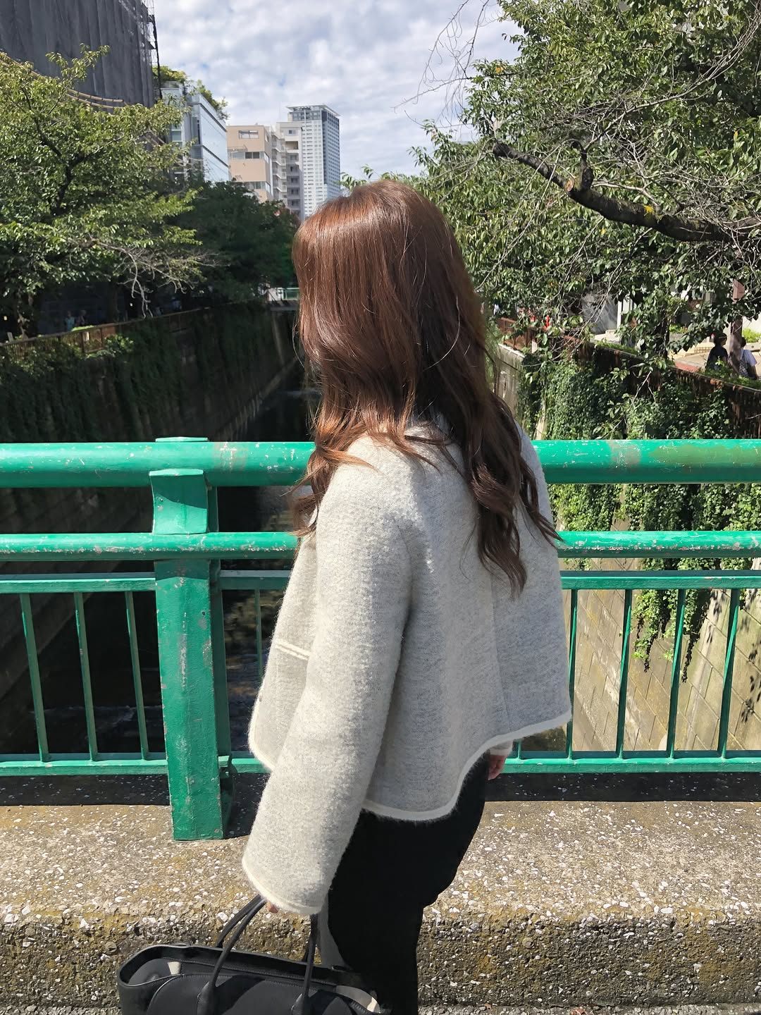 rowen contrast tweed jacket