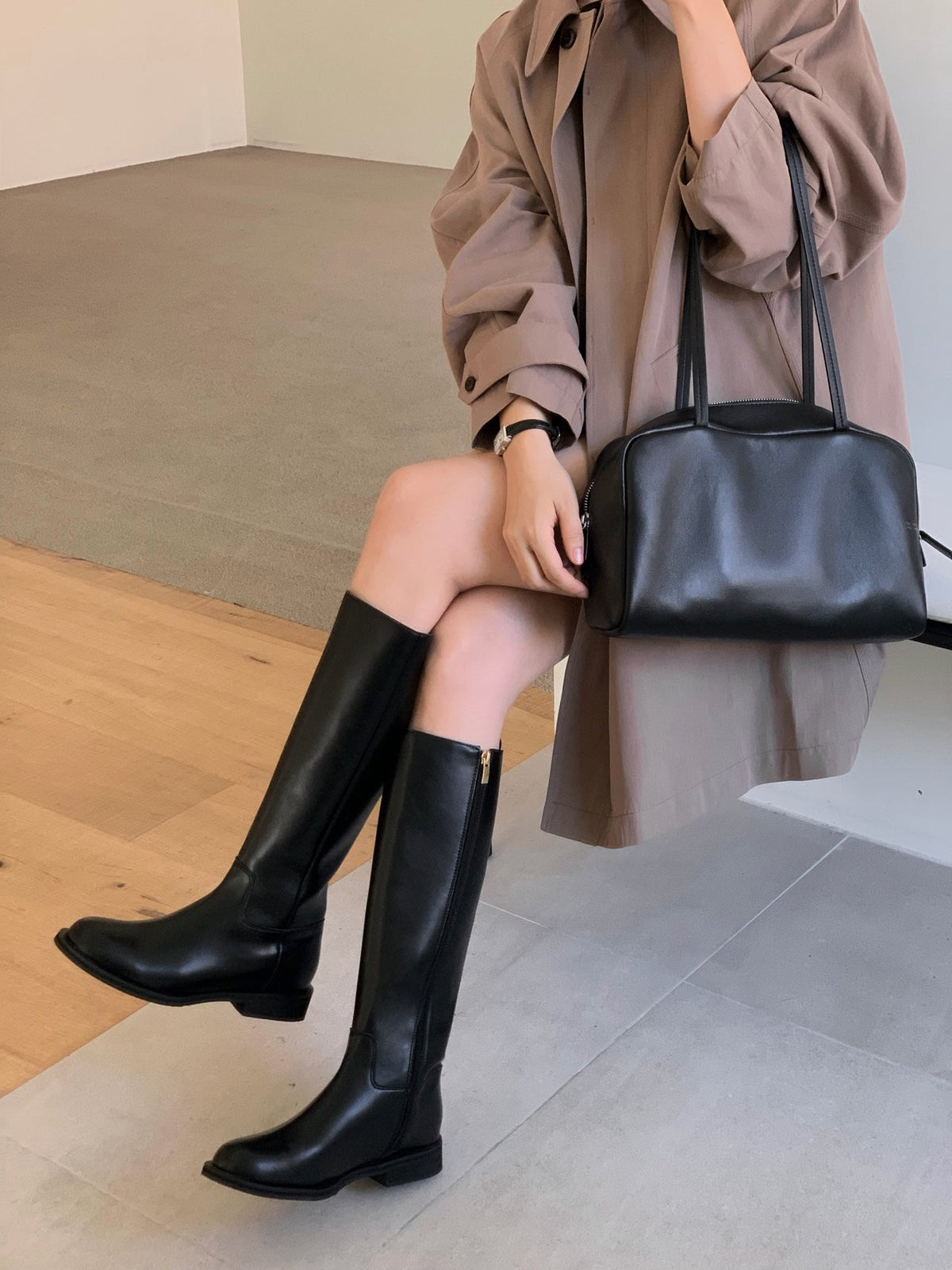 classic d-ring long boots