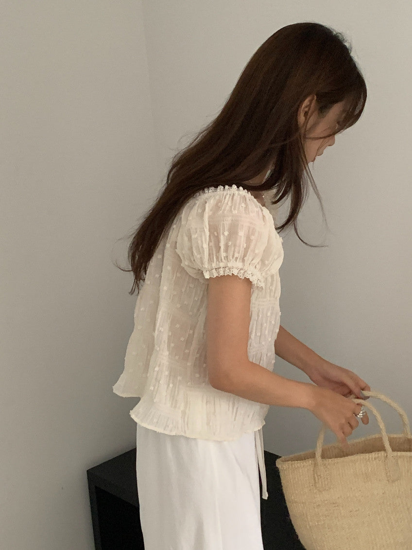 popcorn blouse-2col