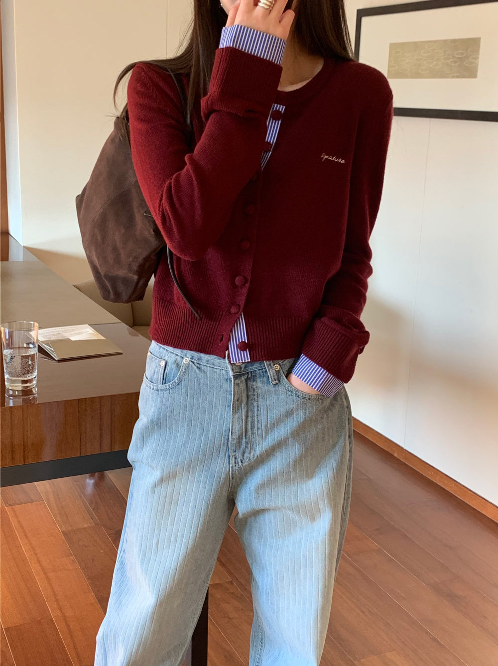 ami s.t cardigan-3col