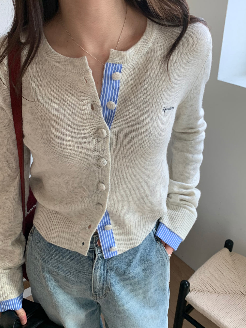 ami s.t cardigan-3col