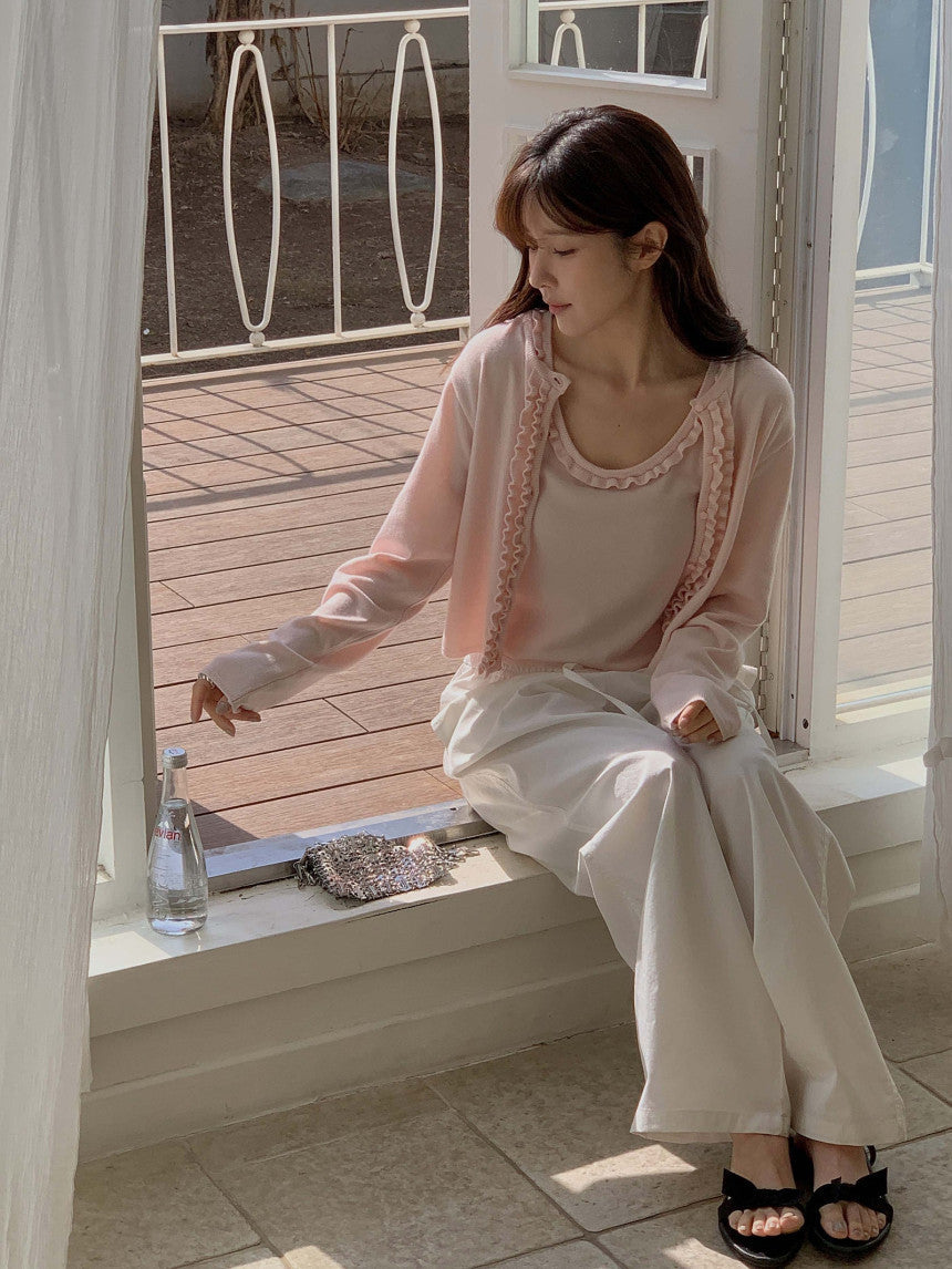 Boni sleeveless&cardigan-3col