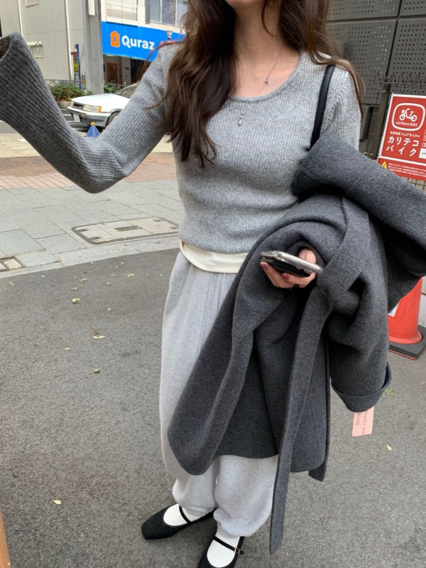 Sell fleece jogger pants-3col