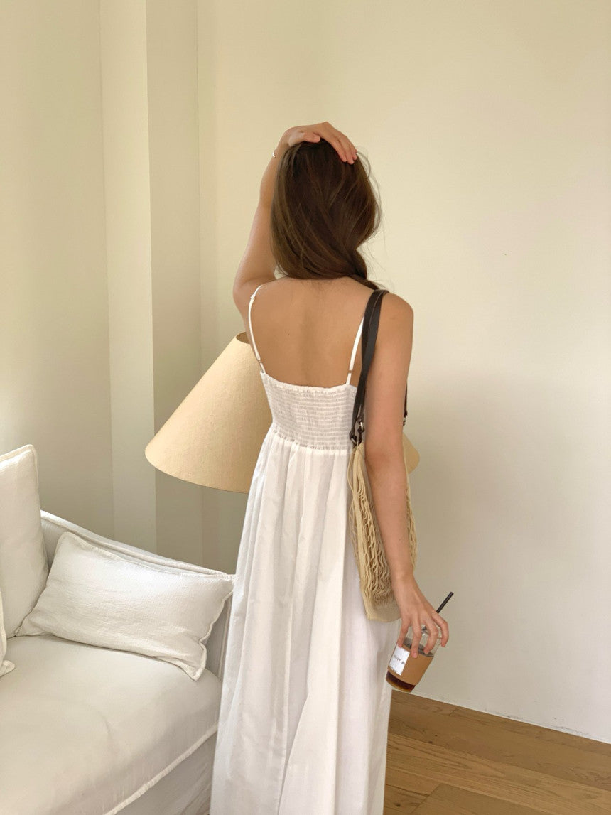 Elia punching sleeveless oneiece