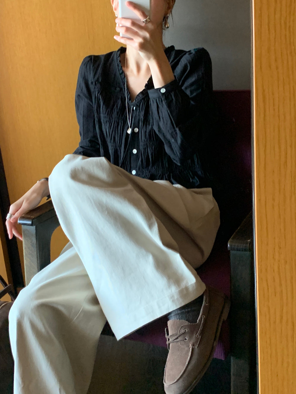 Mogu blouse-2col