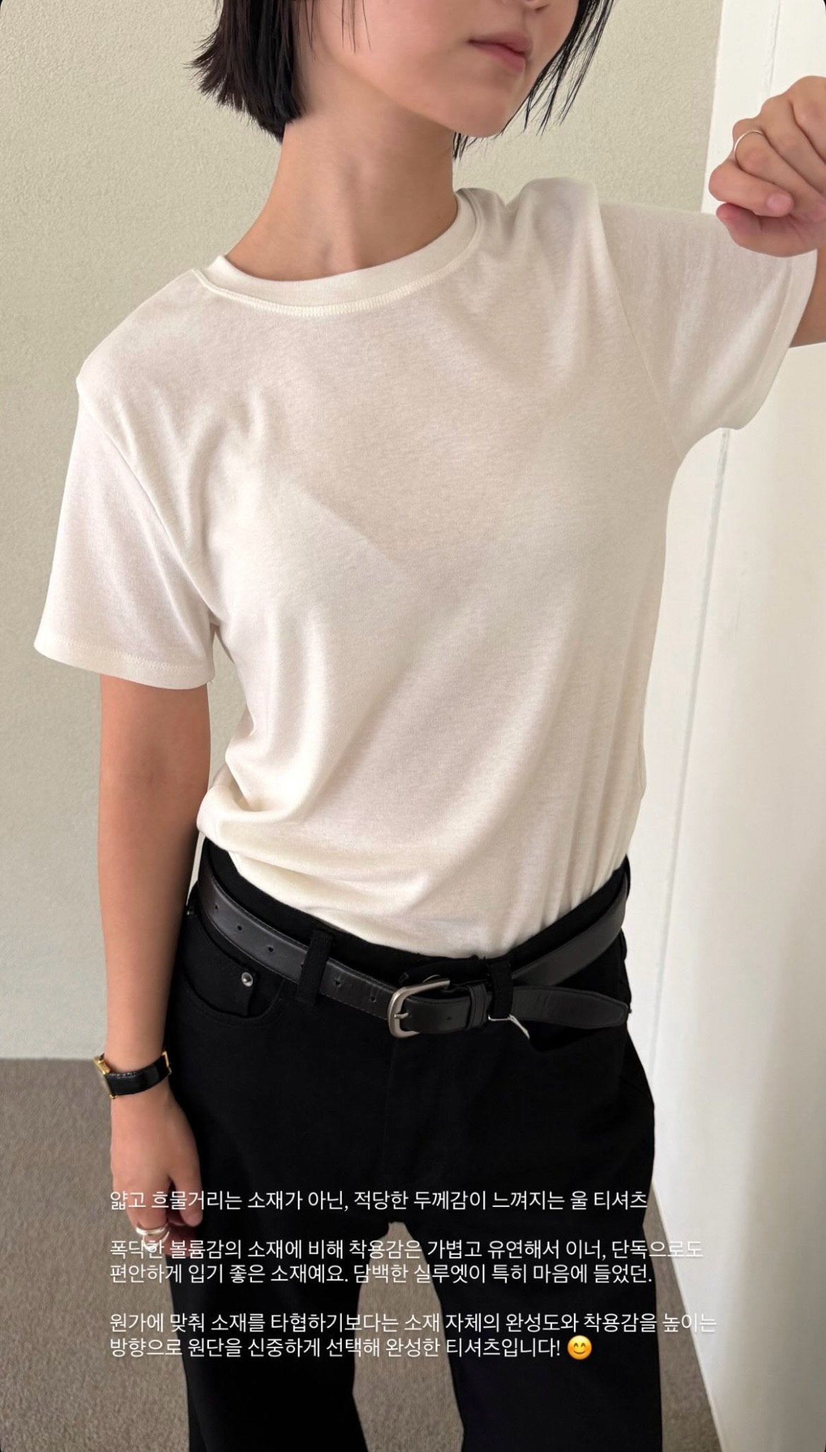 Deondo wool crewneck t-4col