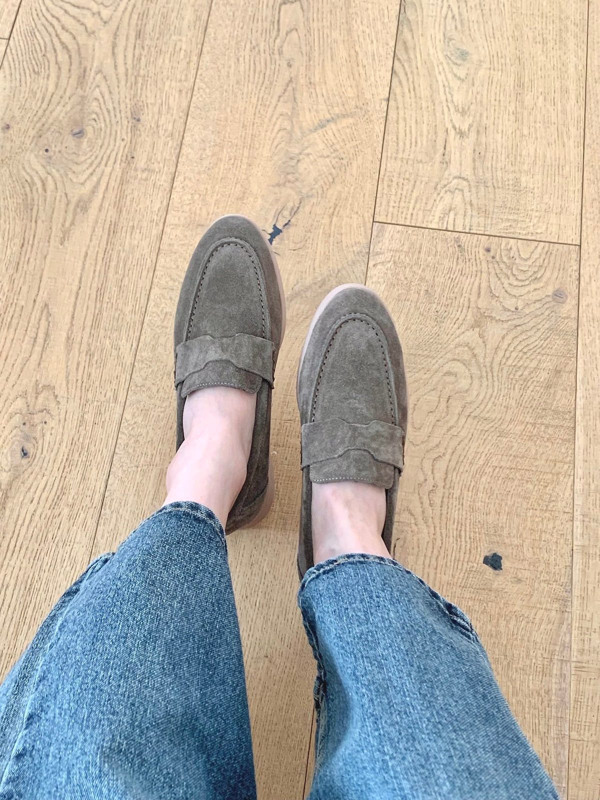 Real leather loafers-3col