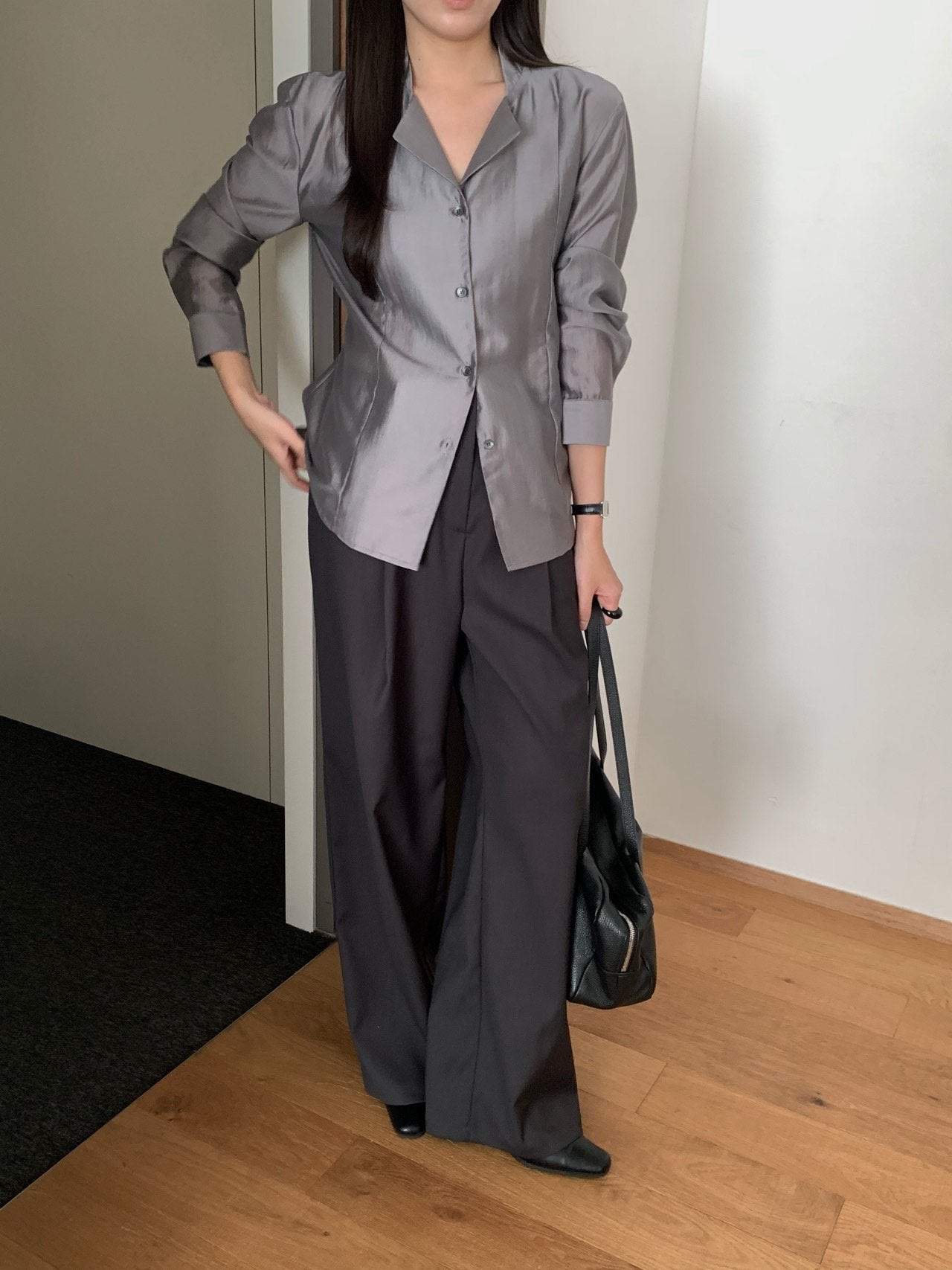 Dear collar blouse-3col