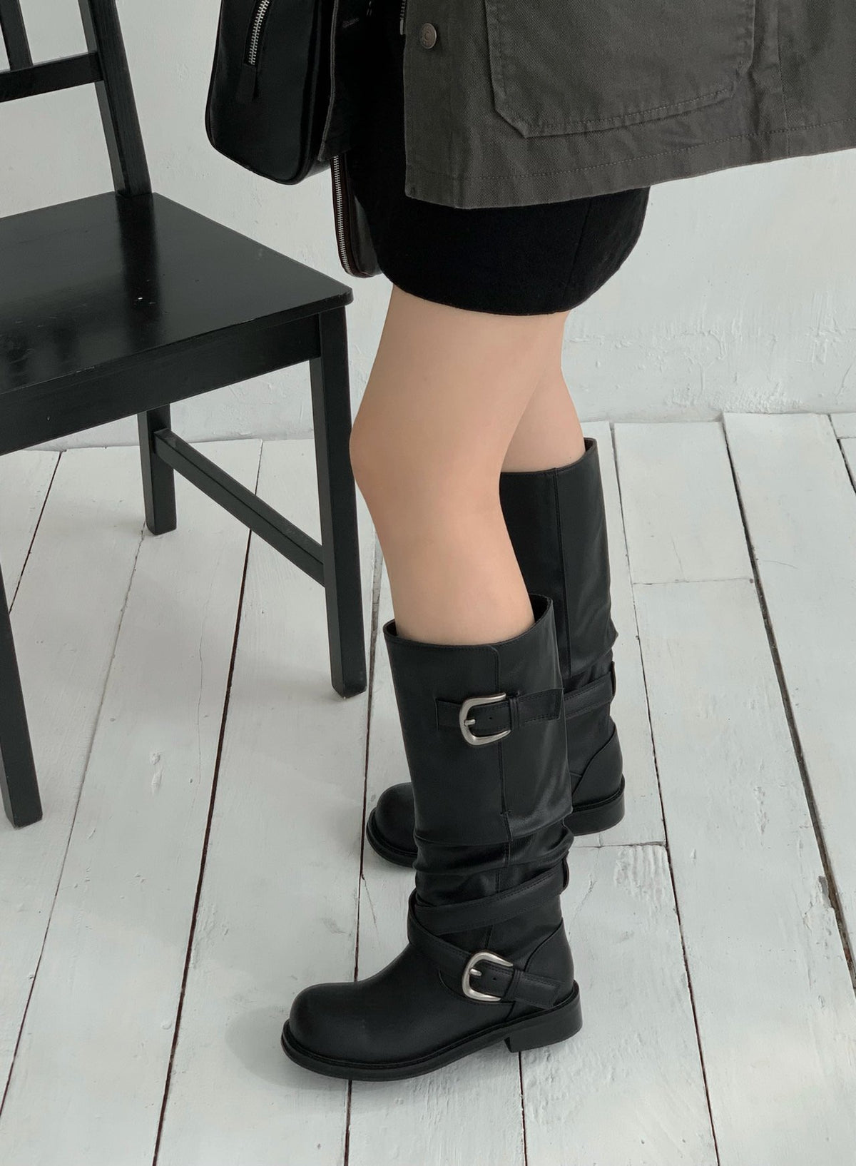 buckle fold-over boots-2col