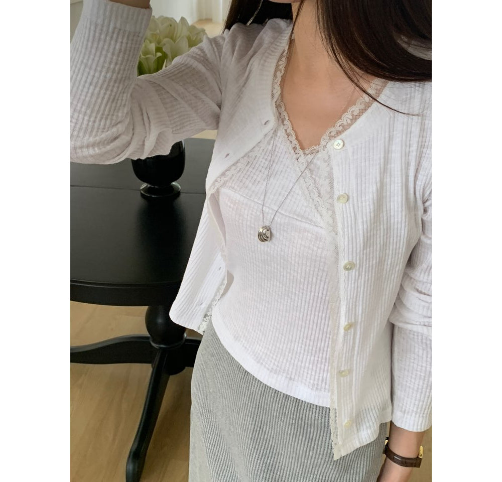 Vince Cardigan Set-2col