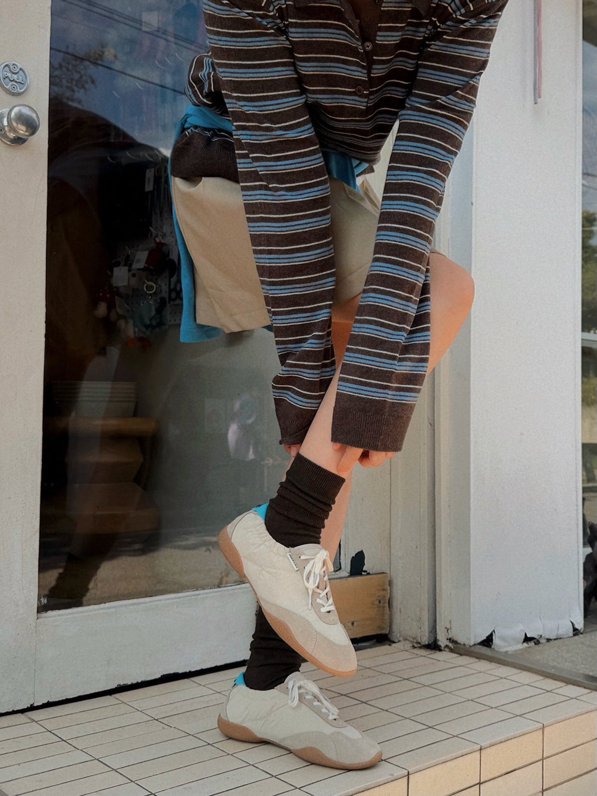cloud suede sneakers-2col