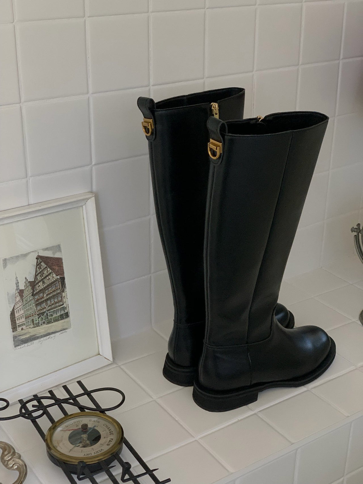 classic d-ring long boots