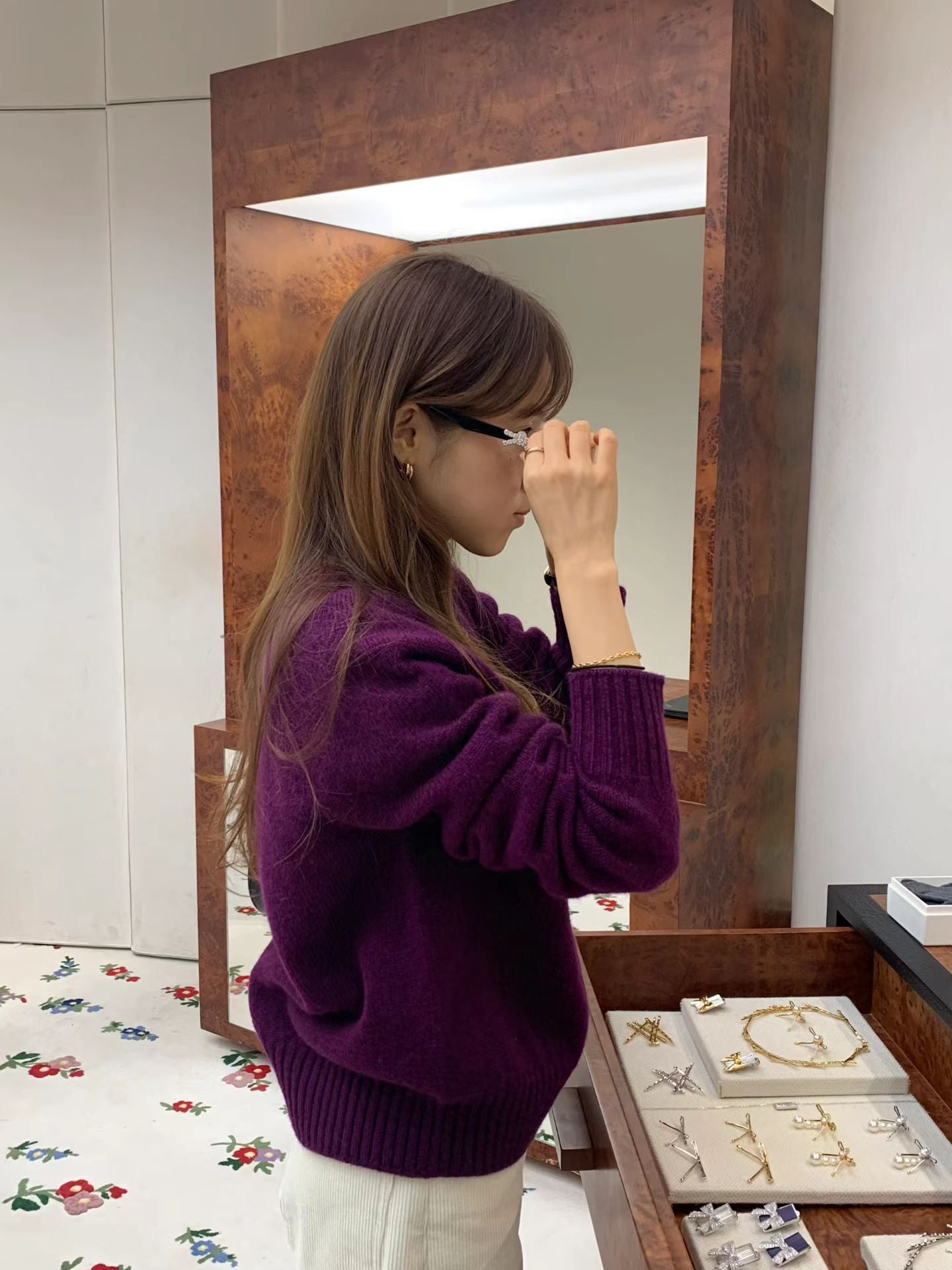 Ounce heather shirtland wool knit-4col