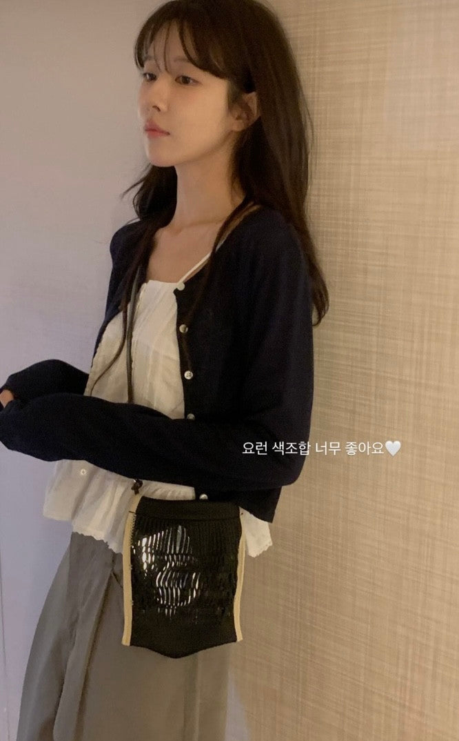 linen cardigan-4col