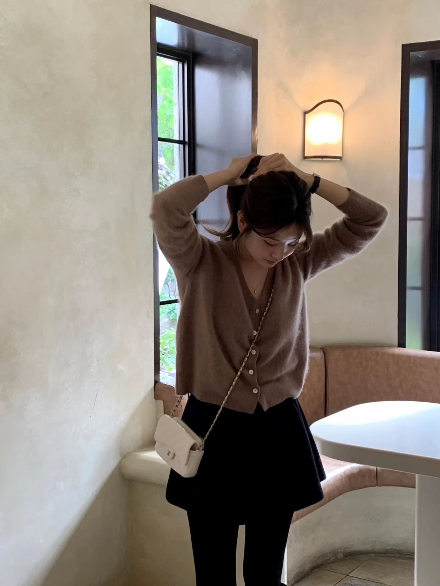 Ounce cash brush cardigan-4col