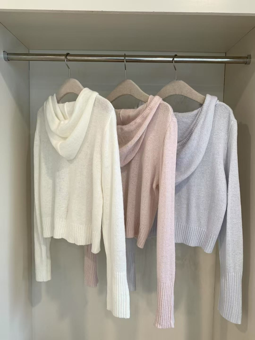Park hood cardigan-3col