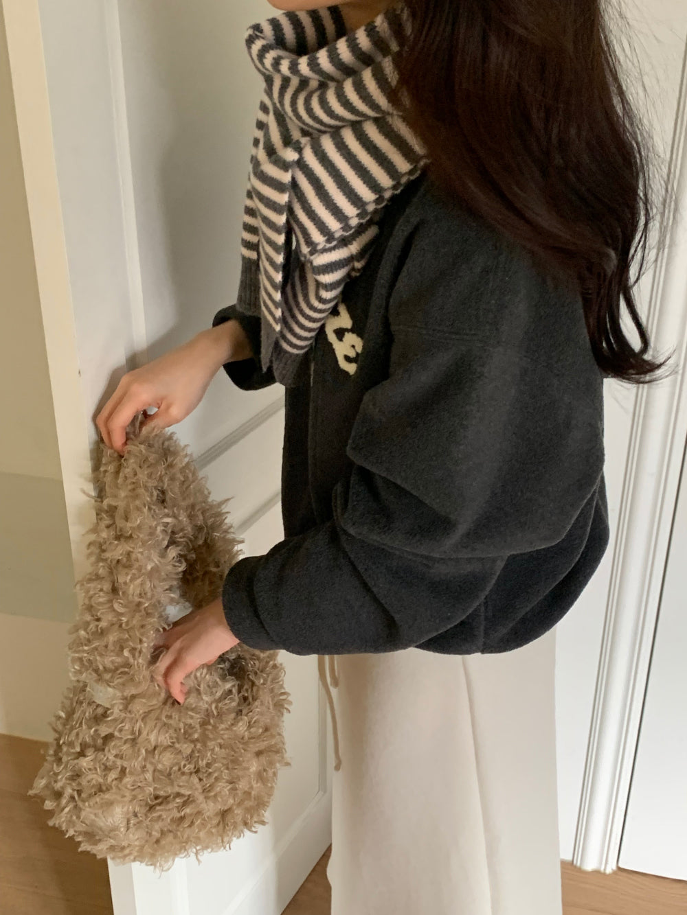 Homme knit muffler-3col