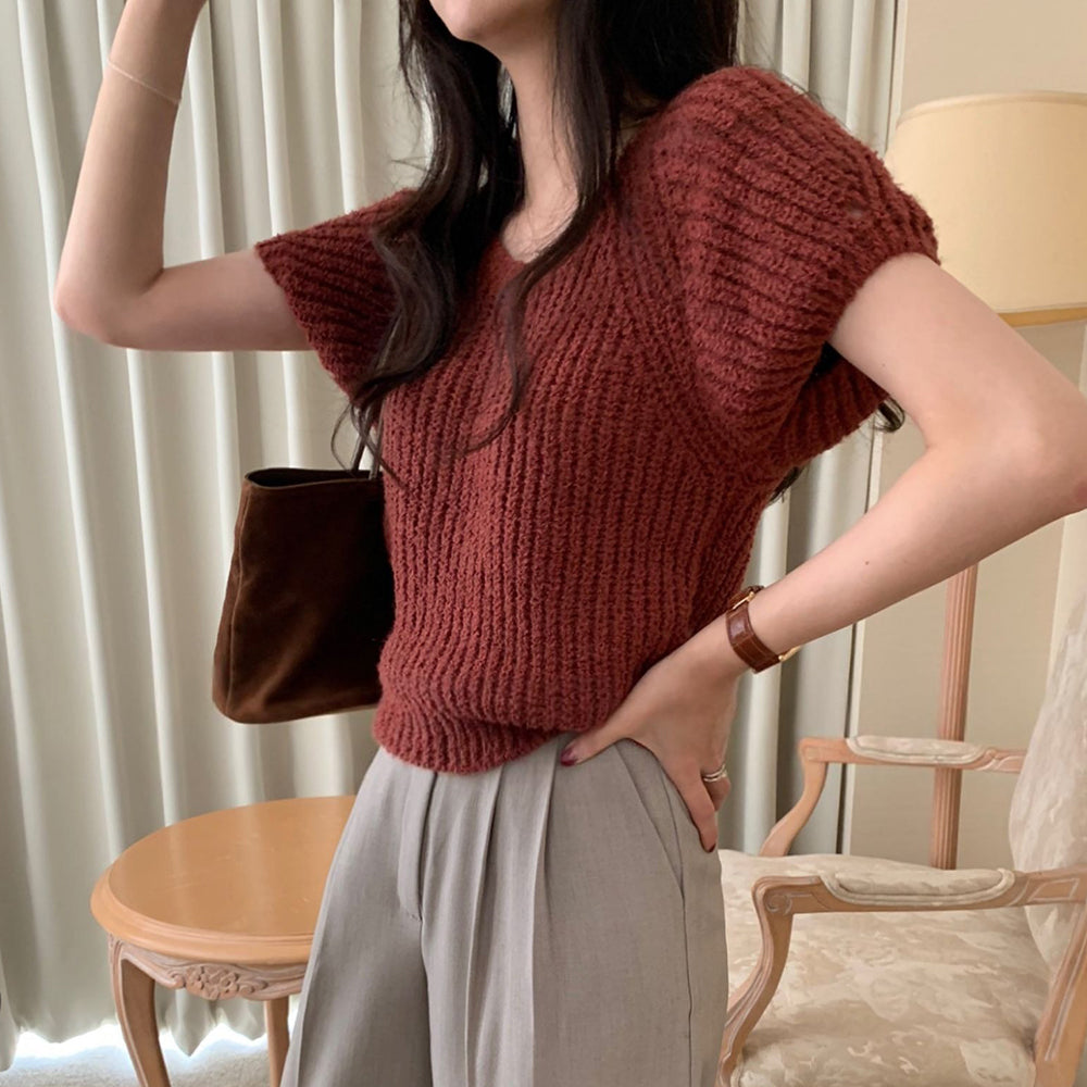 le boucle half knit-3col