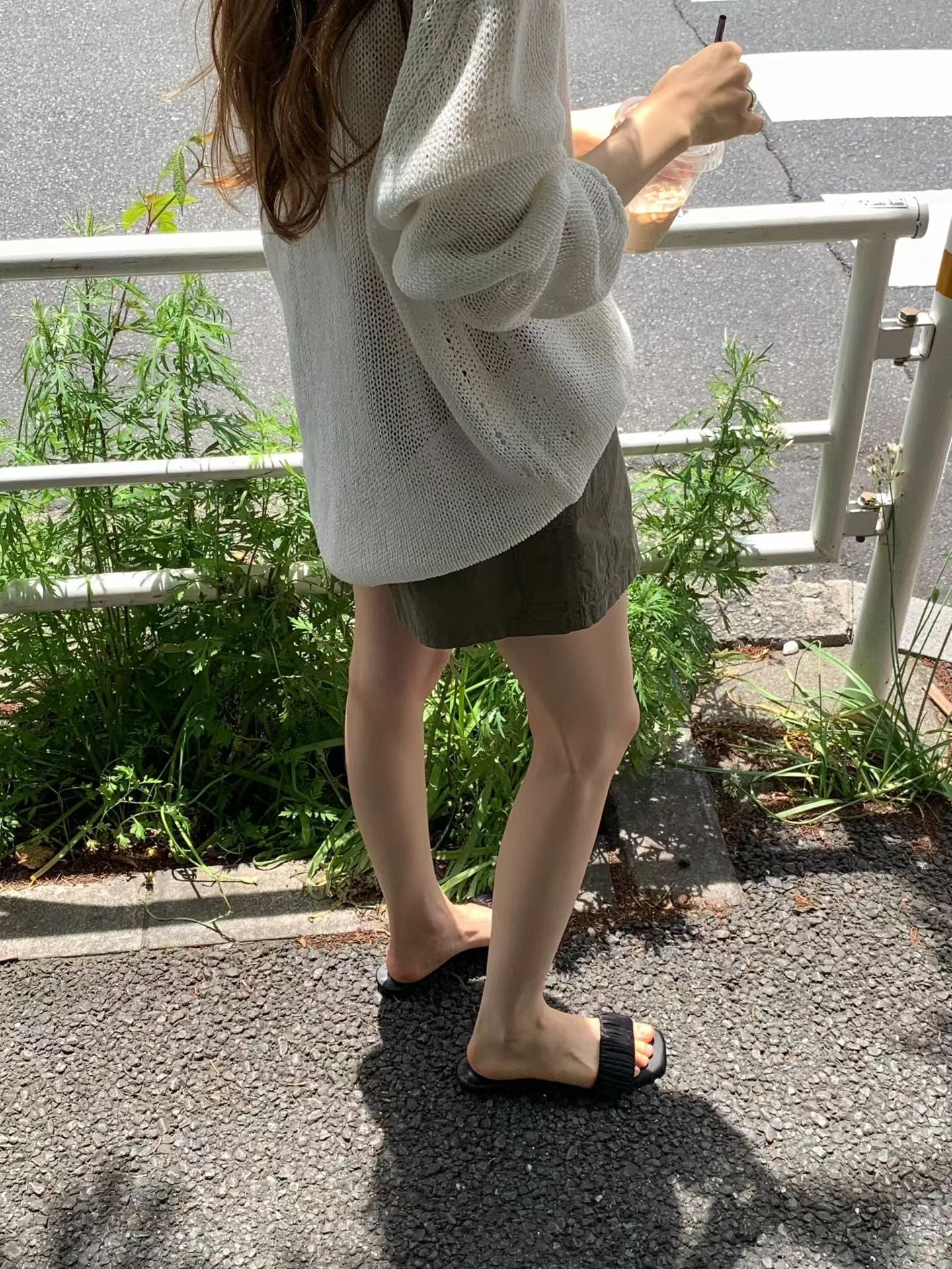 Ounce loose boat neck knit