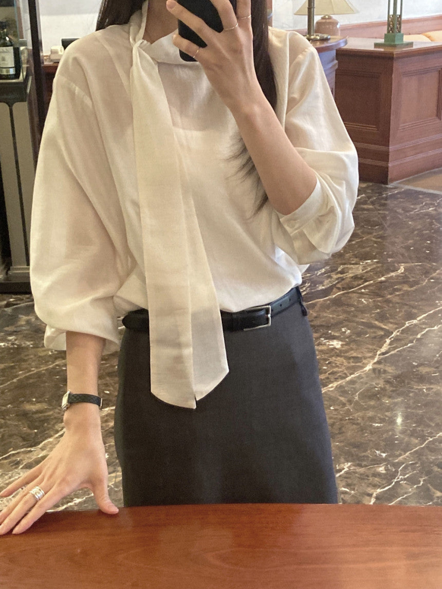 ar tie blouse-2col