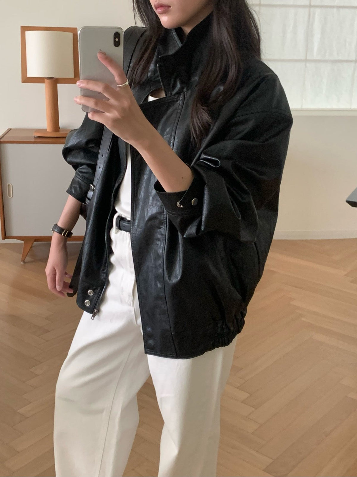 autumn leather jacket
