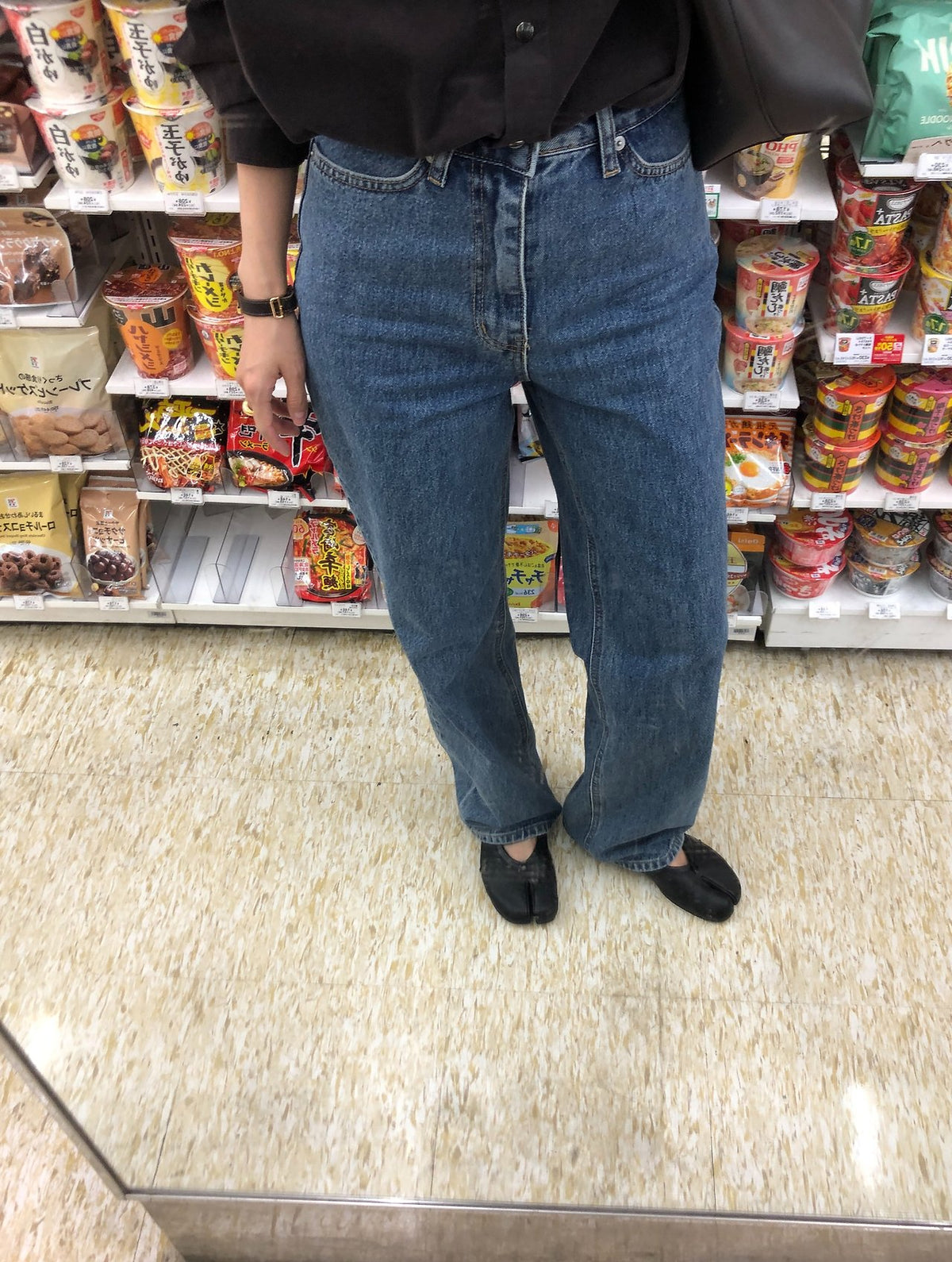 lien straight-fit denim