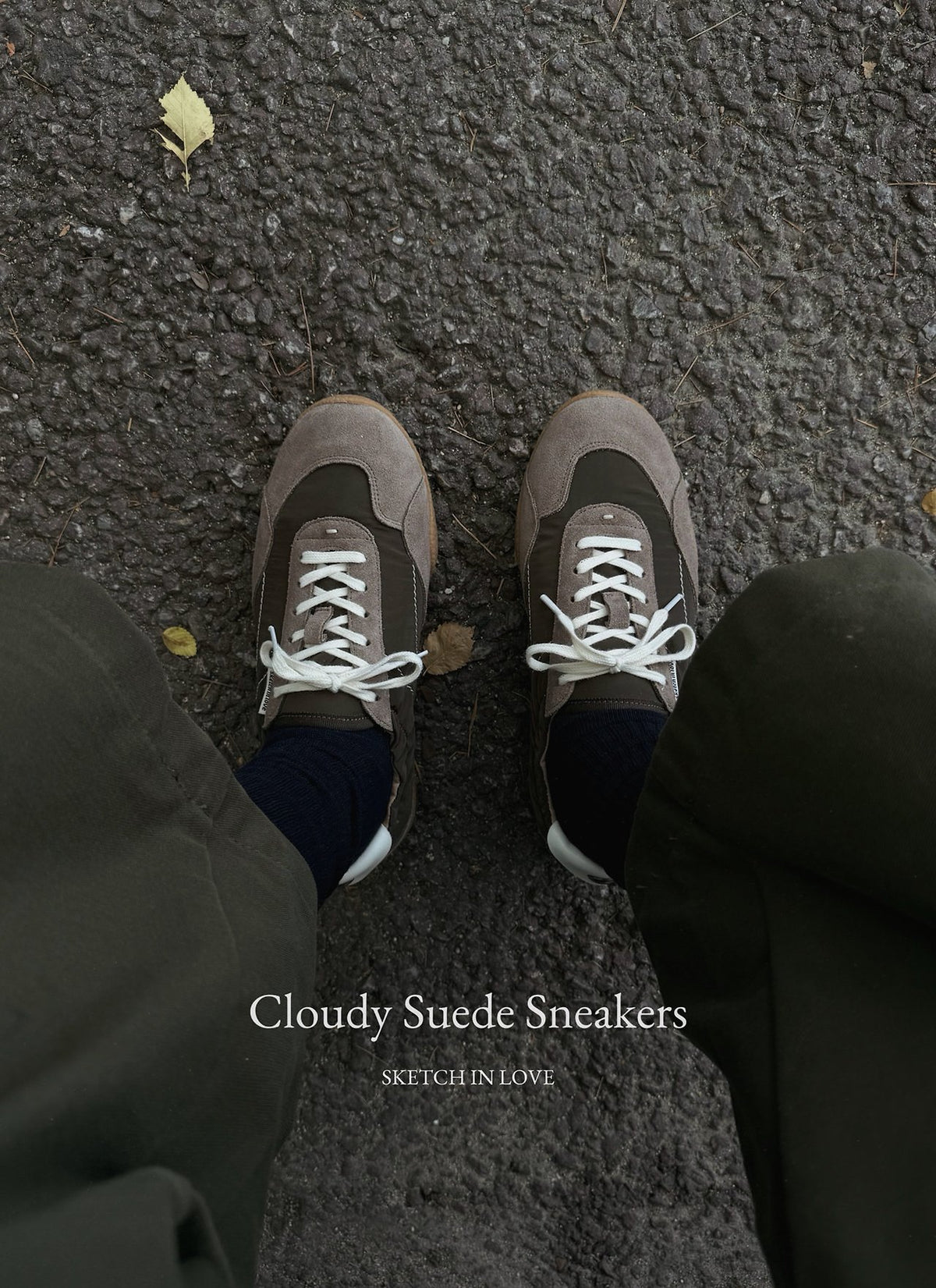 cloud suede sneakers-2col