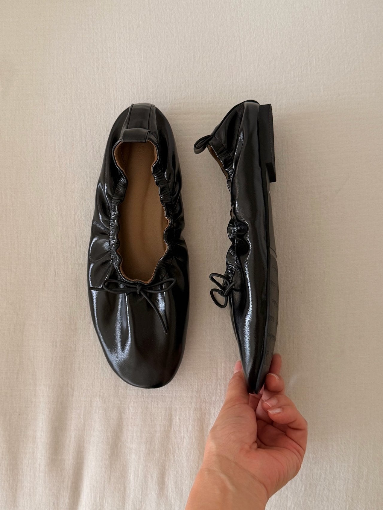 melt shirring ribbon flat