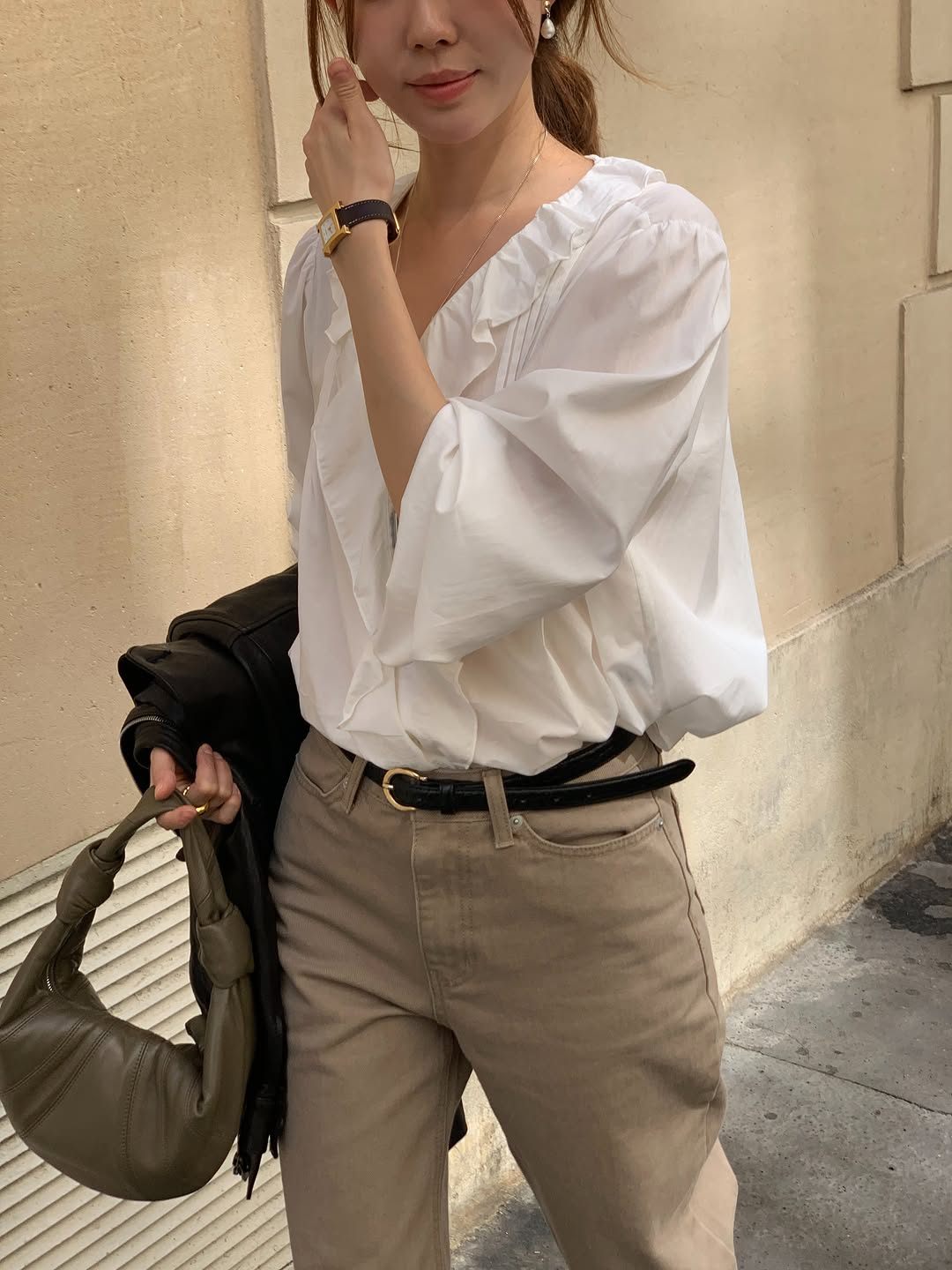 Margo ruffle blouse