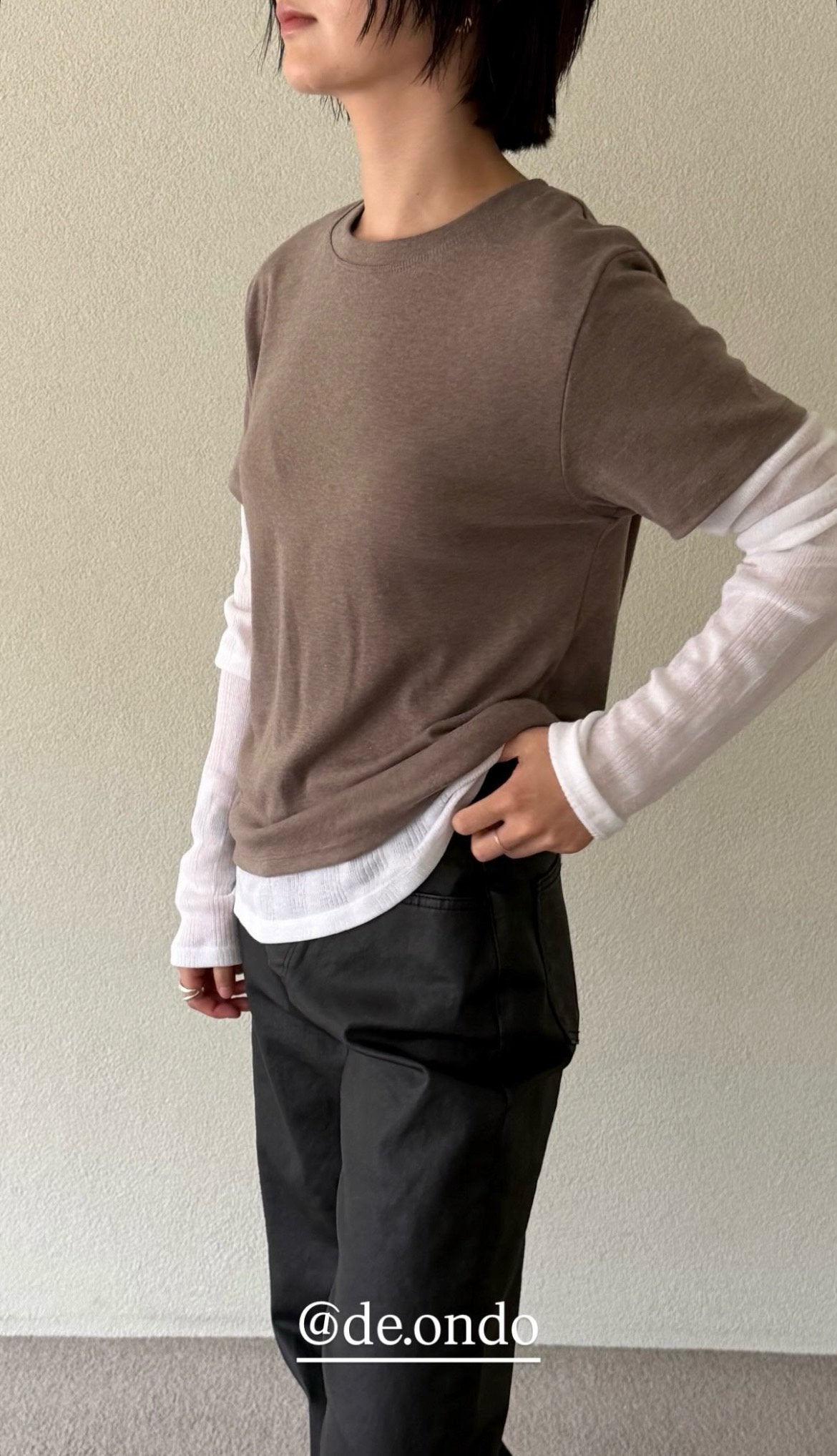 Deondo wool crewneck t-4col