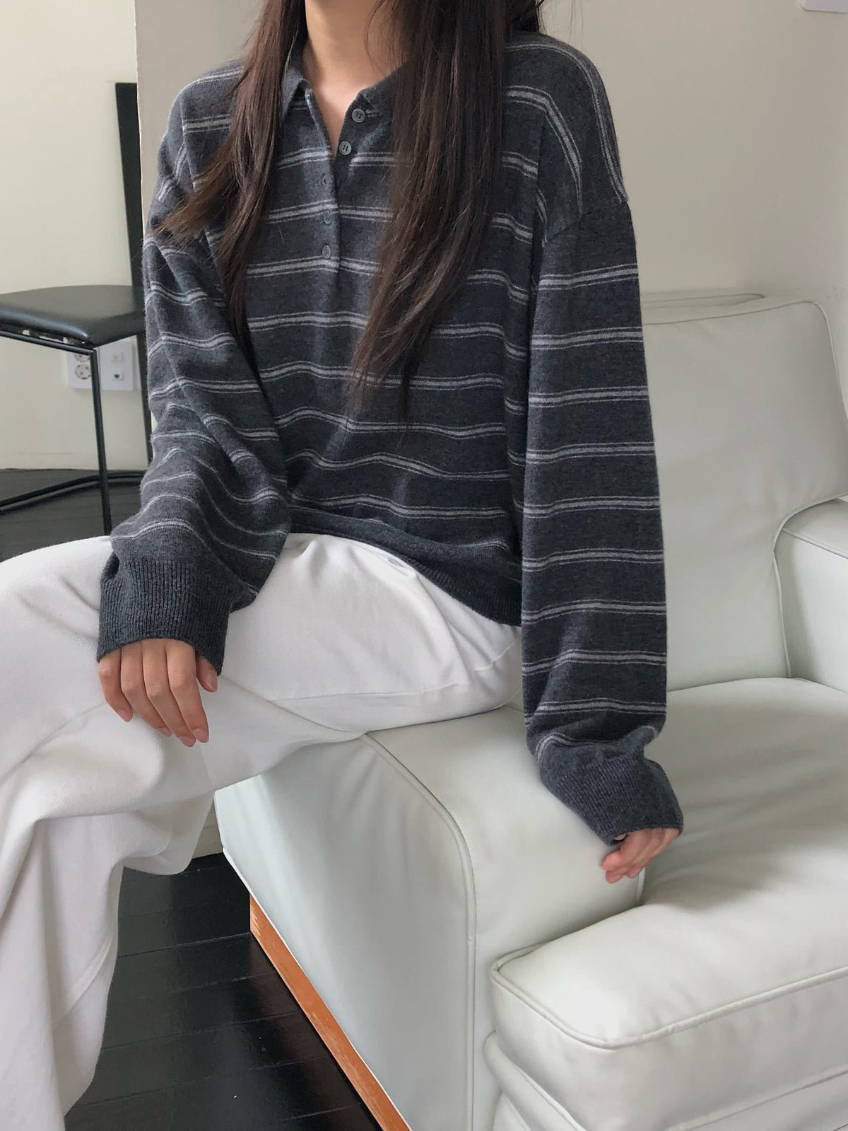 urban stripe knit-3col