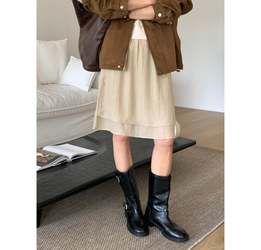 Yuzu skirt-2col