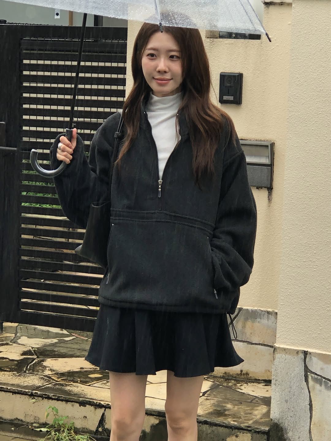 romy half-zip fleece jacket-3col