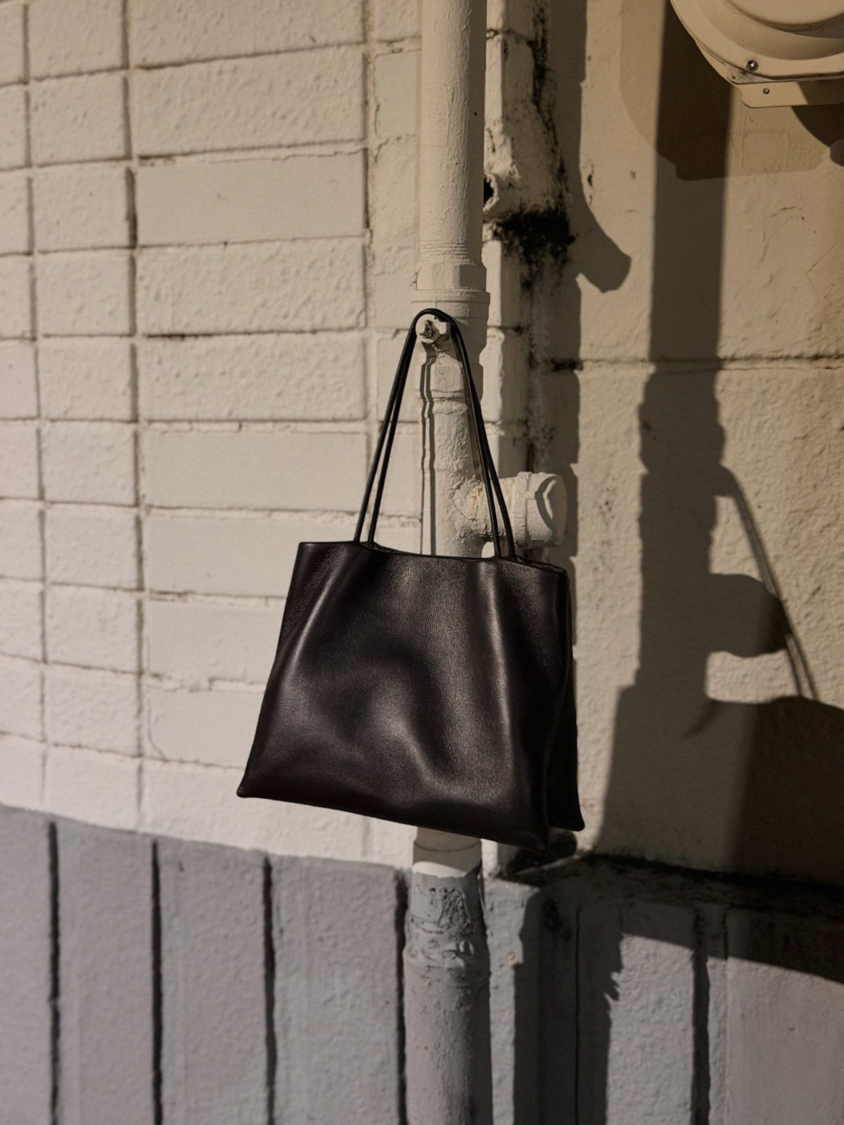 Lamb leather laptop bag