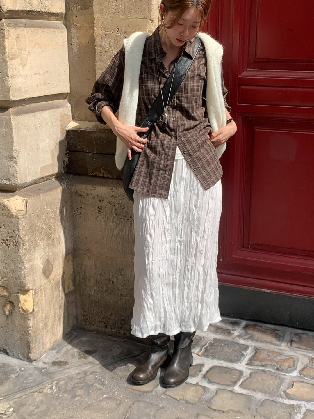 Daphne check shirt