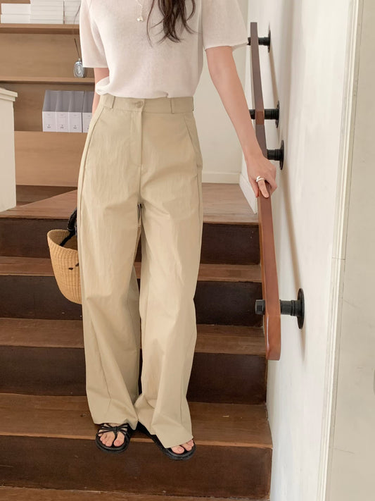Curve pants-4col/ショート丈あり