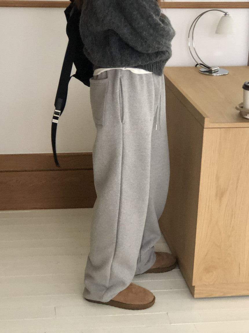 Soft string gimo training pants-4col