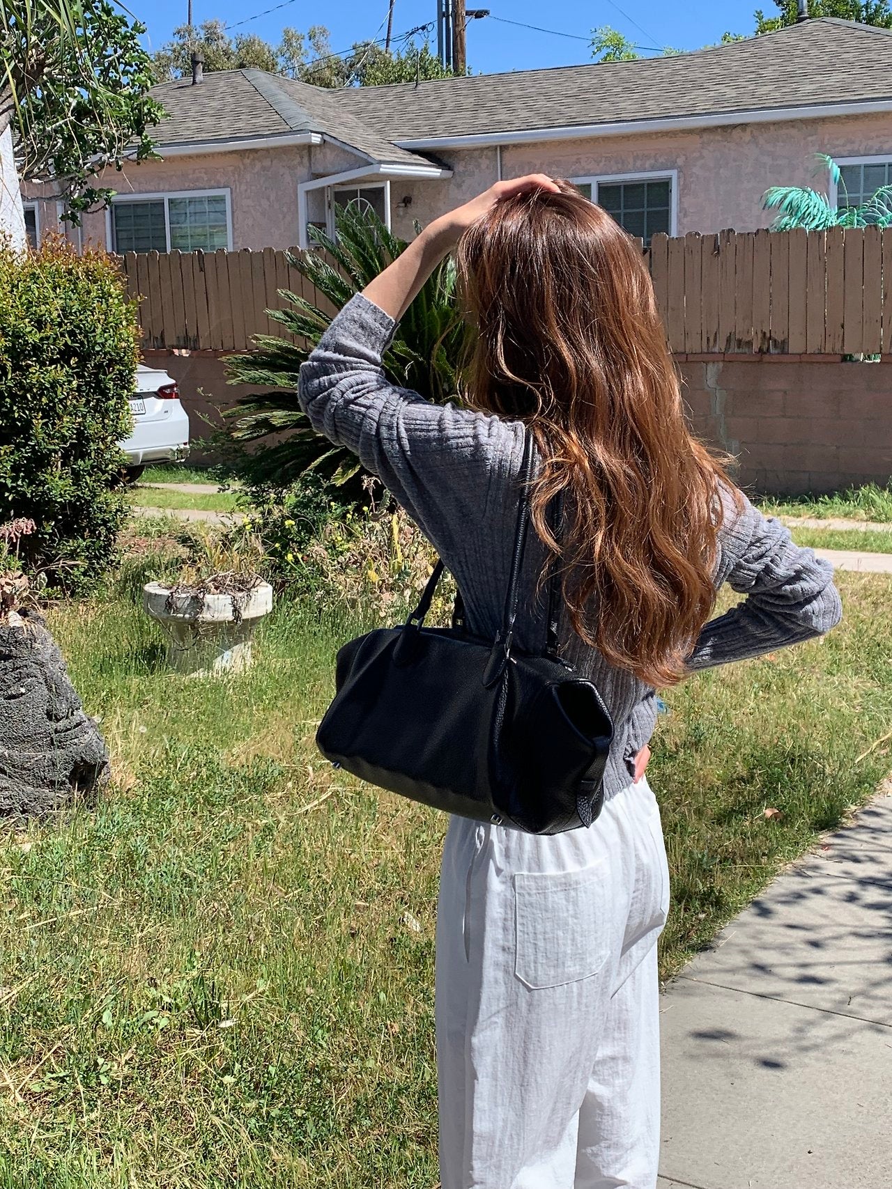 Novella alpaca round cardigan-4col