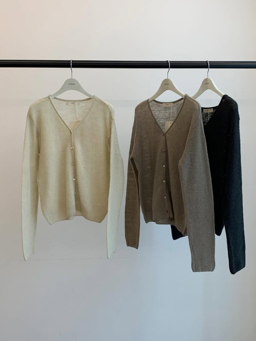Kozie mohair cardigan-3col