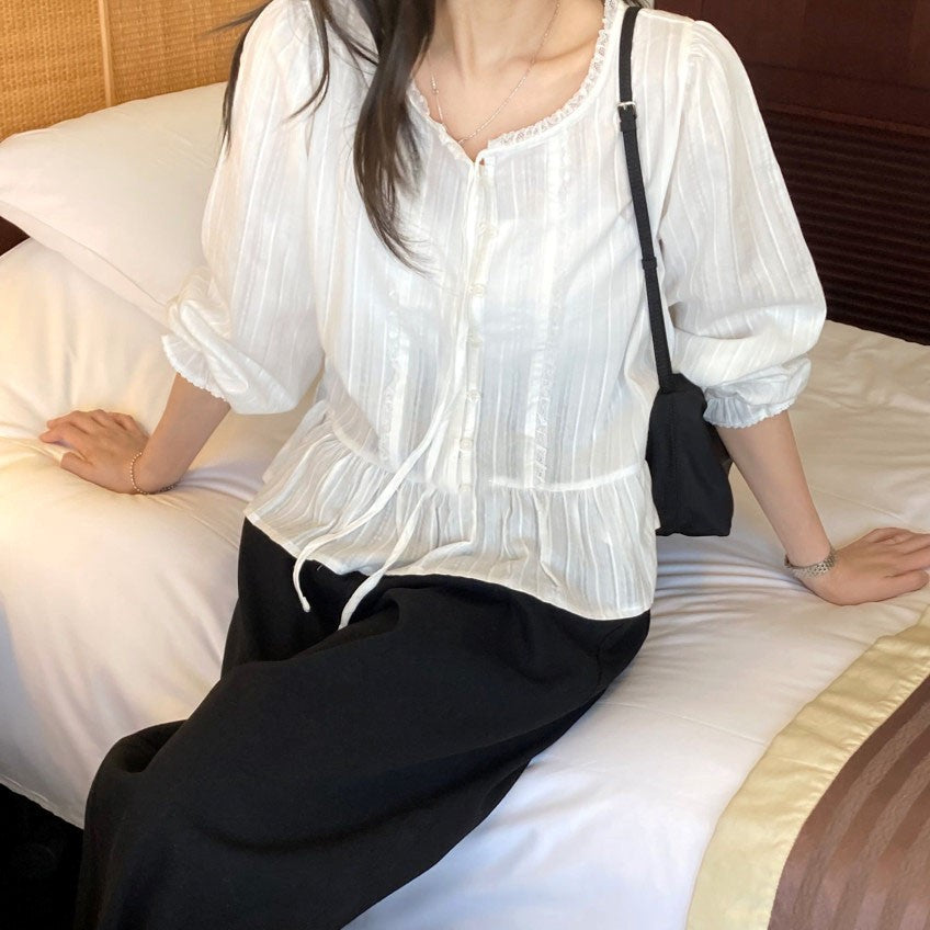 iris lace blouse
