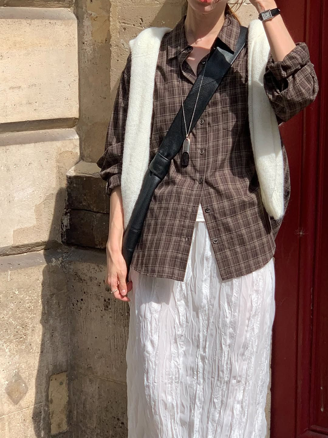 Daphne check shirt