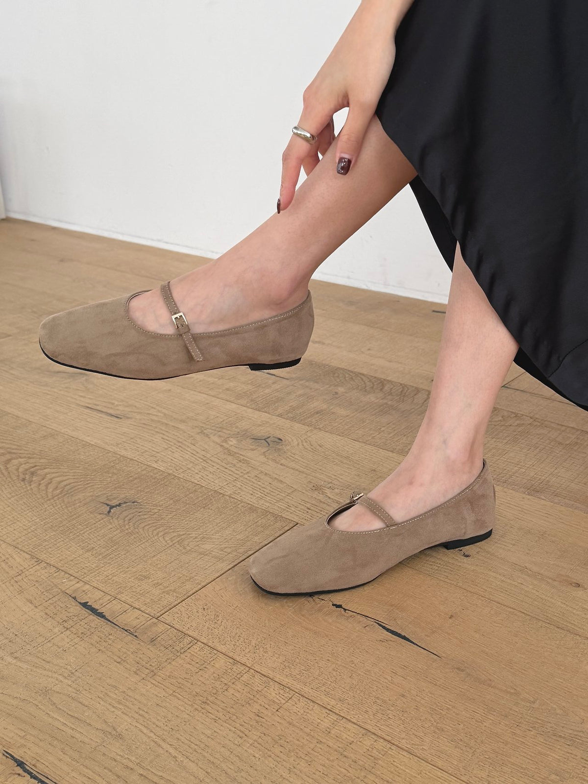 Suede Mary Jane-3col