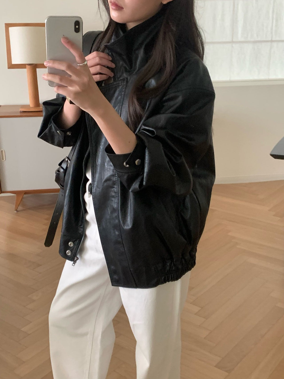 autumn leather jacket